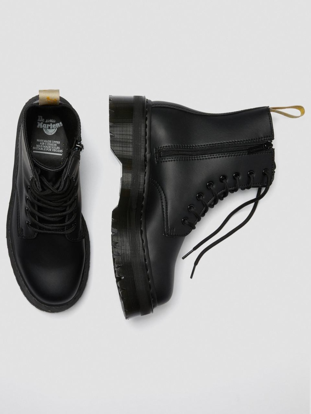 Dr Martens JADON II MONO Leather Platform Boots W Size 7